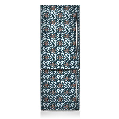 Magnetic refrigerator cover Mandala pattern