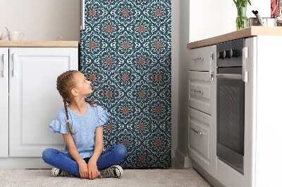 Magnetic refrigerator cover Mandala pattern