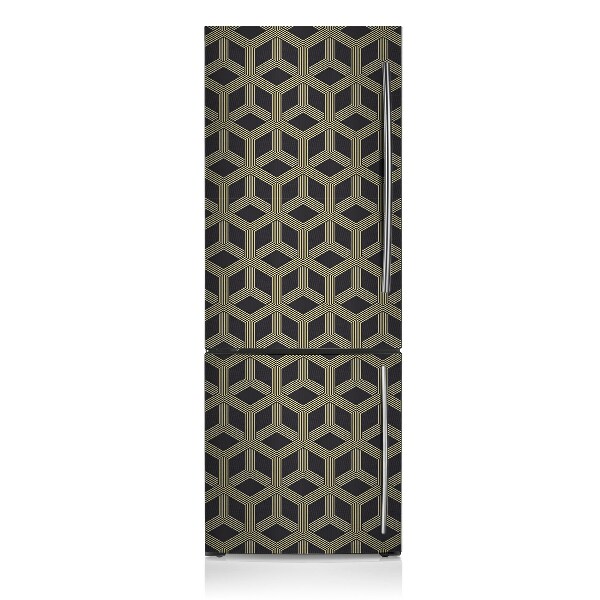 Magnetic refrigerator cover Geometric pattern