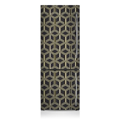 Magnetic refrigerator cover Geometric pattern