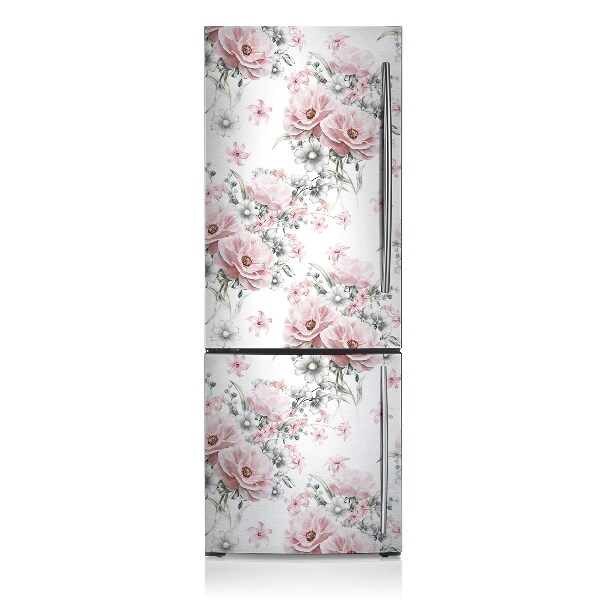 Decoration refrigerator cover Flowers a delicate pattern