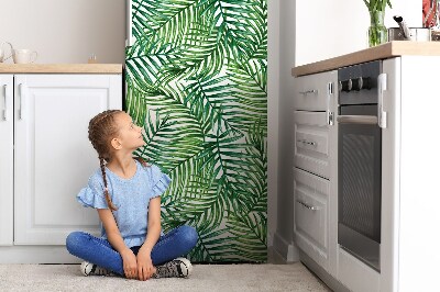 Decoration refrigerator cover Exotic leaves