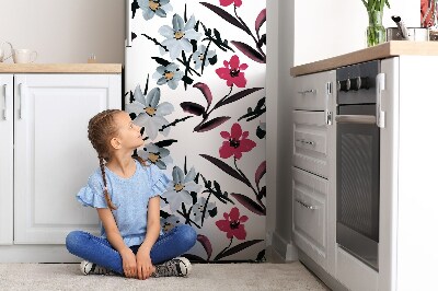 Decoration refrigerator cover Beautiful flowers