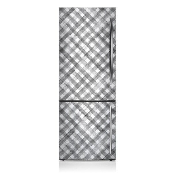 Magnetic refrigerator cover Gray grille