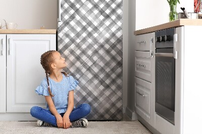 Magnetic refrigerator cover Gray grille