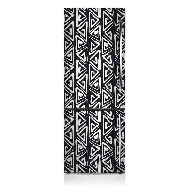 Magnetic refrigerator cover Geometric pattern