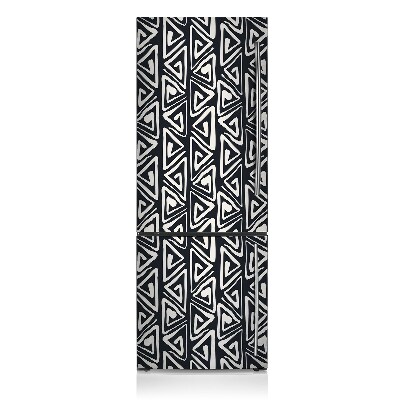 Magnetic refrigerator cover Geometric pattern