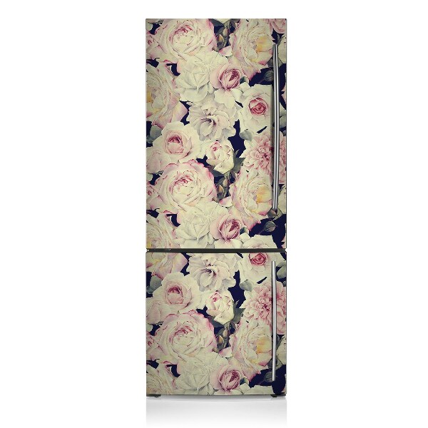 Decoration refrigerator cover White roses