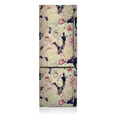 Decoration refrigerator cover White roses