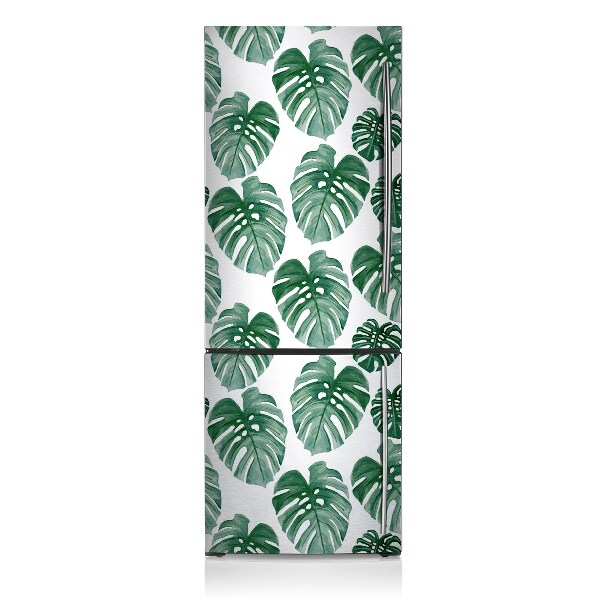 Magnetic refrigerator cover Monster leaves