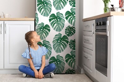 Magnetic refrigerator cover Monster leaves