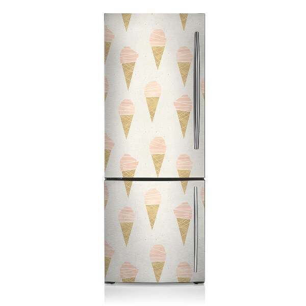 Decoration refrigerator cover Pink ice cream