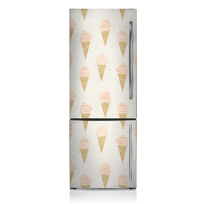 Decoration refrigerator cover Pink ice cream