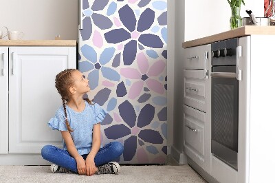 Decoration refrigerator cover Floral geometry