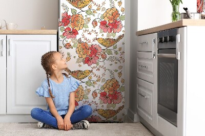 Decoration refrigerator cover Bird decoration