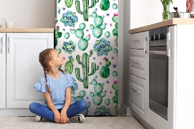 Magnetic refrigerator cover Cactus