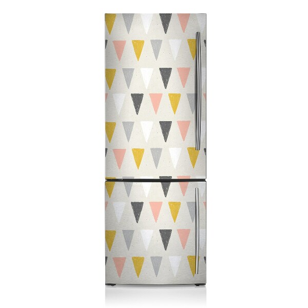 Magnetic refrigerator cover Triangular pattern