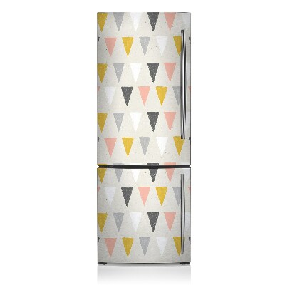 Magnetic refrigerator cover Triangular pattern