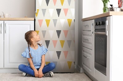 Magnetic refrigerator cover Triangular pattern