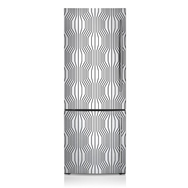 Magnetic refrigerator cover Geometry of illusion