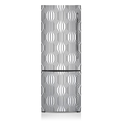 Magnetic refrigerator cover Geometry of illusion