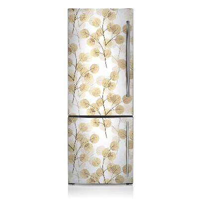 Magnetic refrigerator cover Branches with leaves