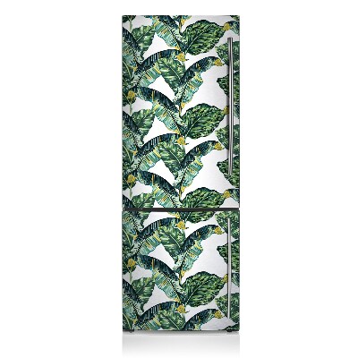 Decoration refrigerator cover Exotic leaves