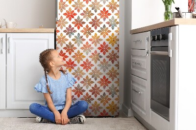 Magnetic refrigerator cover Floral pattern