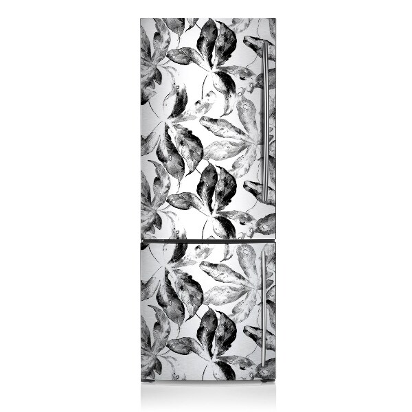 Decoration refrigerator cover Painted leaves