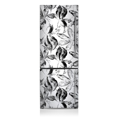 Decoration refrigerator cover Painted leaves