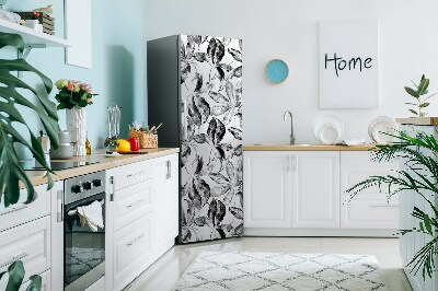 Decoration refrigerator cover Painted leaves