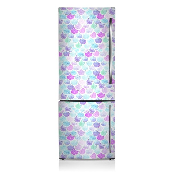 Magnetic refrigerator cover Colorful drops