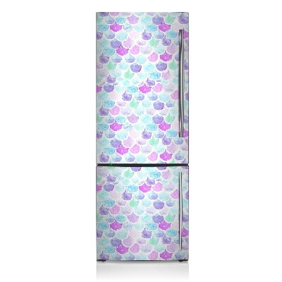 Magnetic refrigerator cover Colorful drops