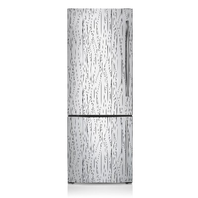 Magnetic refrigerator cover Chaotic lines