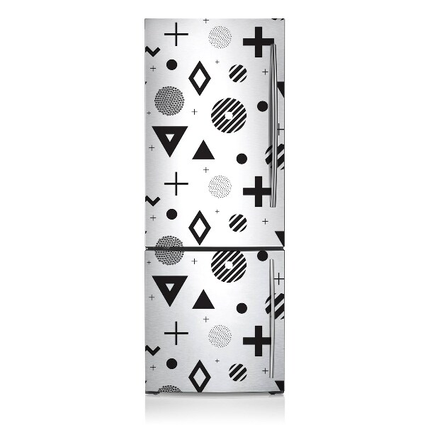 Magnetic refrigerator cover Geometric pattern