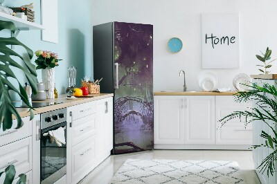 Decoration refrigerator cover Dark forest