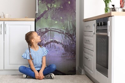 Decoration refrigerator cover Dark forest