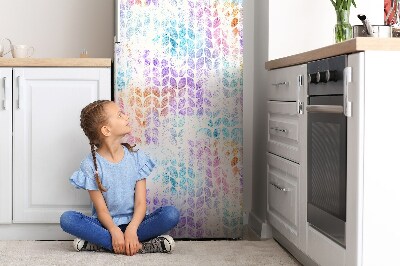 Decoration refrigerator cover Brocade leaf