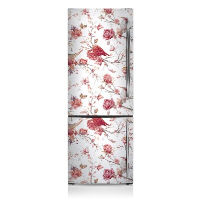 Decoration refrigerator cover Red birds