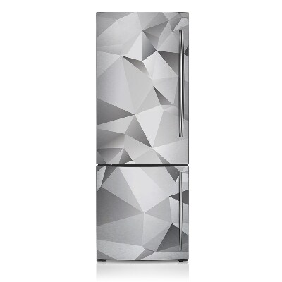 Magnetic refrigerator cover Gray abstraction