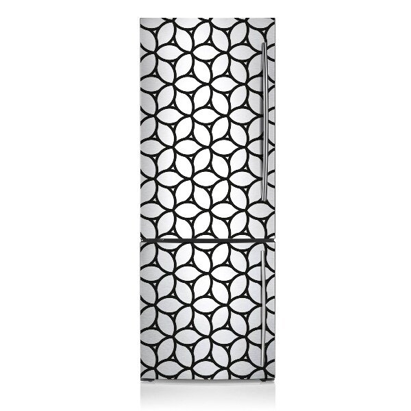 Magnetic refrigerator cover Geometric drawing