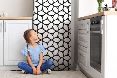 Magnetic refrigerator cover Geometric drawing