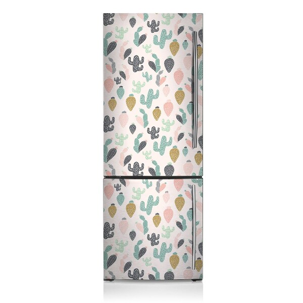 Decoration refrigerator cover Colorful cacti