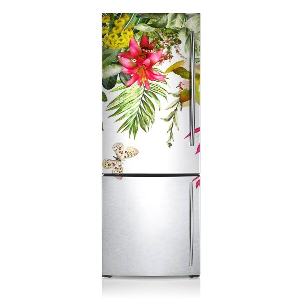 Decoration refrigerator cover Tropical plants