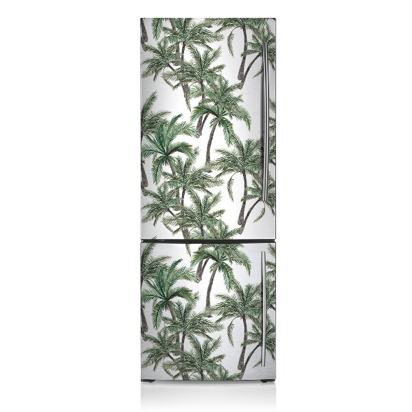 Magnetic refrigerator cover Tropics and palm trees