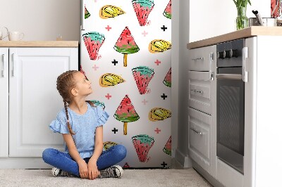 Decoration refrigerator cover Watermelon on a stick