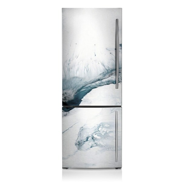 Magnetic refrigerator cover Winter abstraction