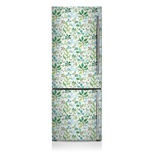 Decoration refrigerator cover Green leaves