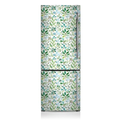 Decoration refrigerator cover Green leaves