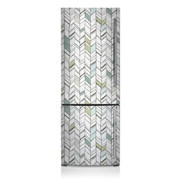 Magnetic refrigerator cover Herringbone